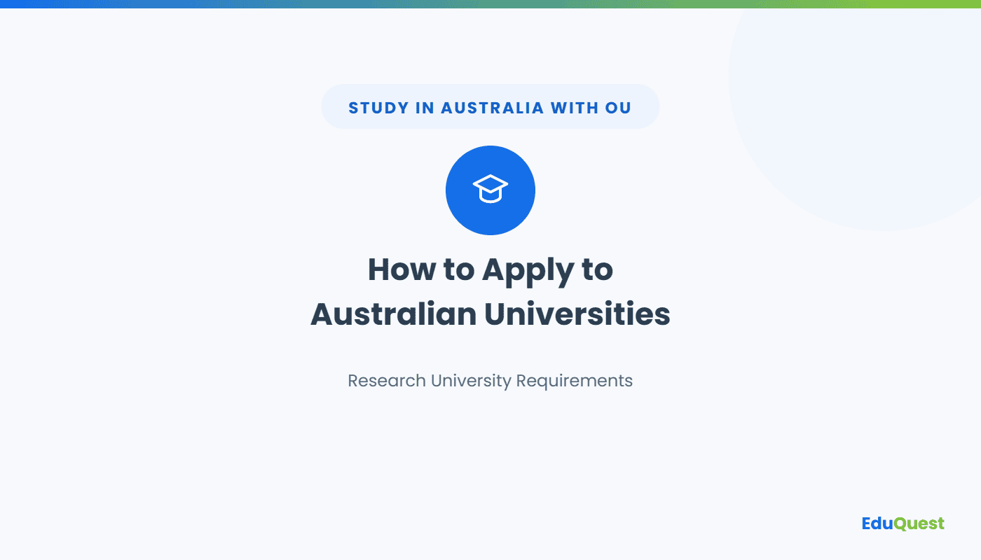 How to Apply to Australian Universities Without IELTS: Step-by-Step Guide