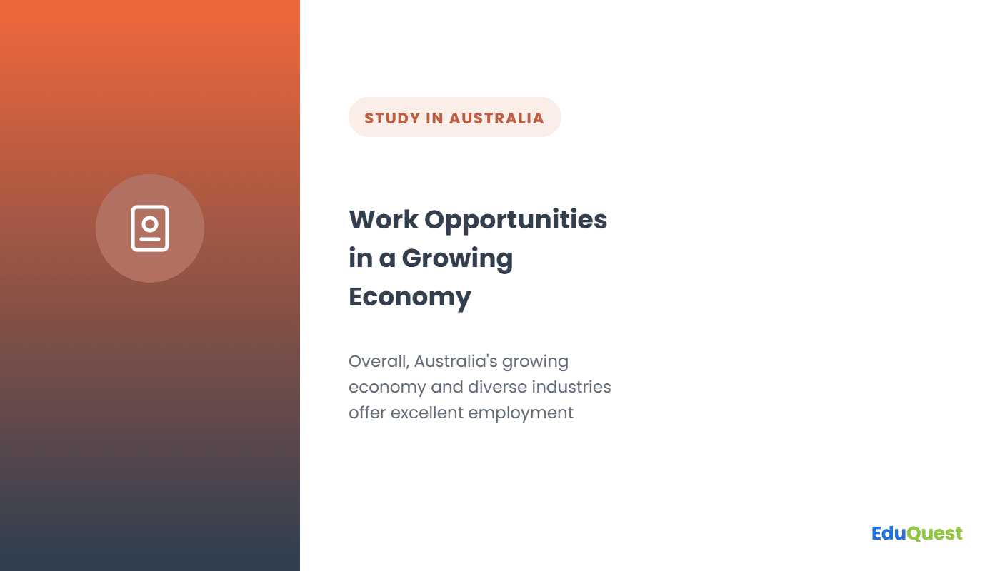 Work Opportunities in a Growing Economy
