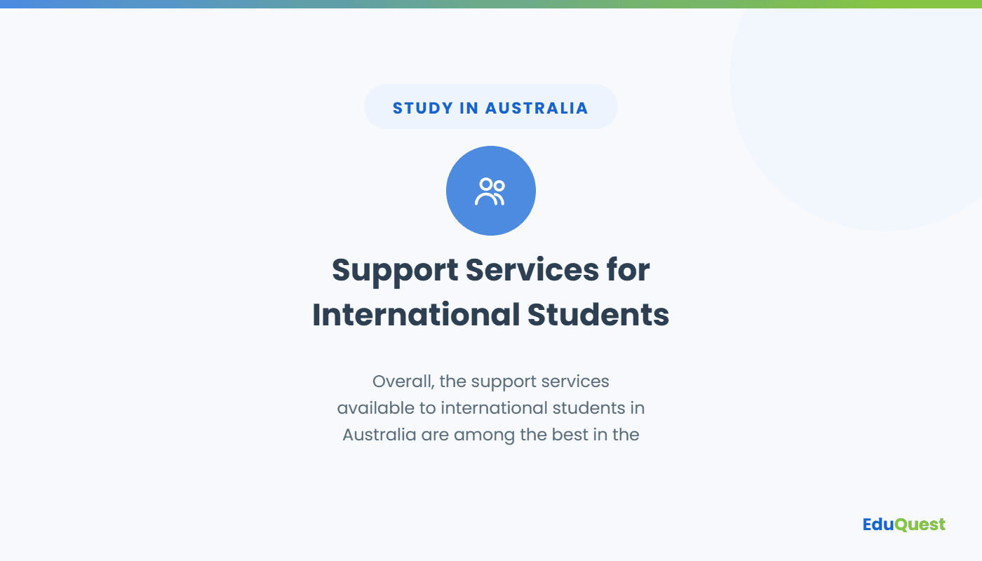 Support Services for International Students