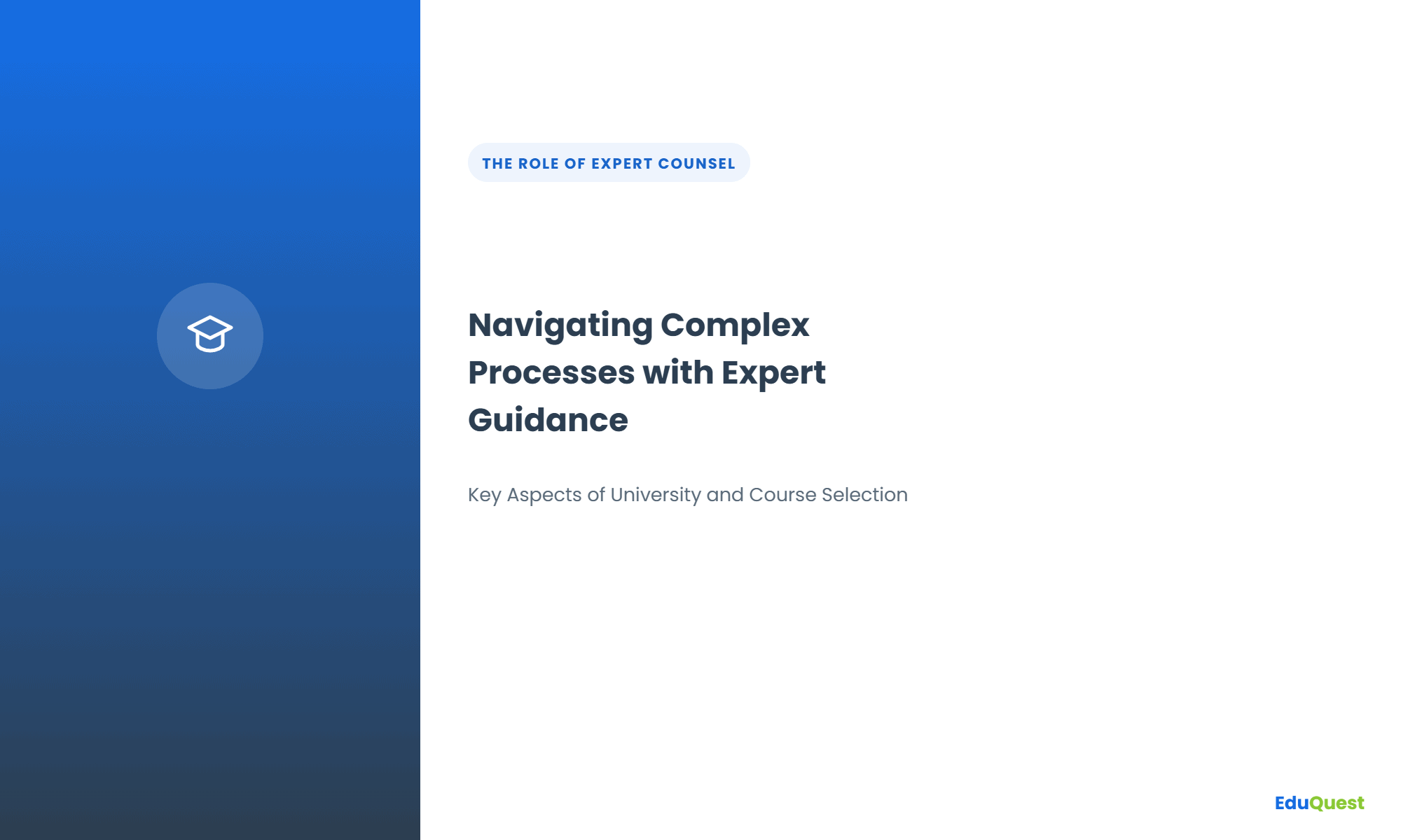 Navigating Complex Processes with Expert Guidance