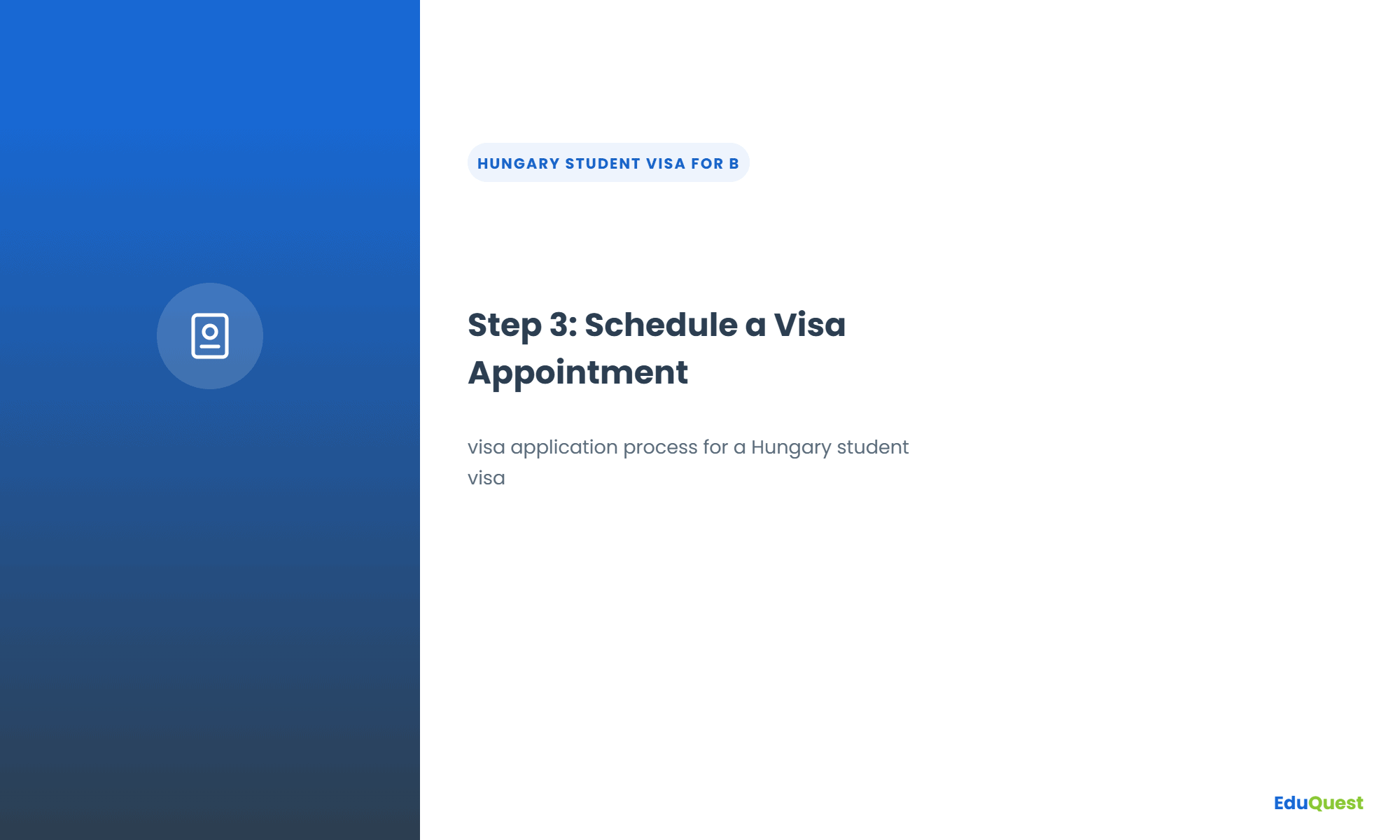 you can apply through VFS Global, which handles visa applications for various countries, including Hungary. Step 3: Schedule a Visa Appointment