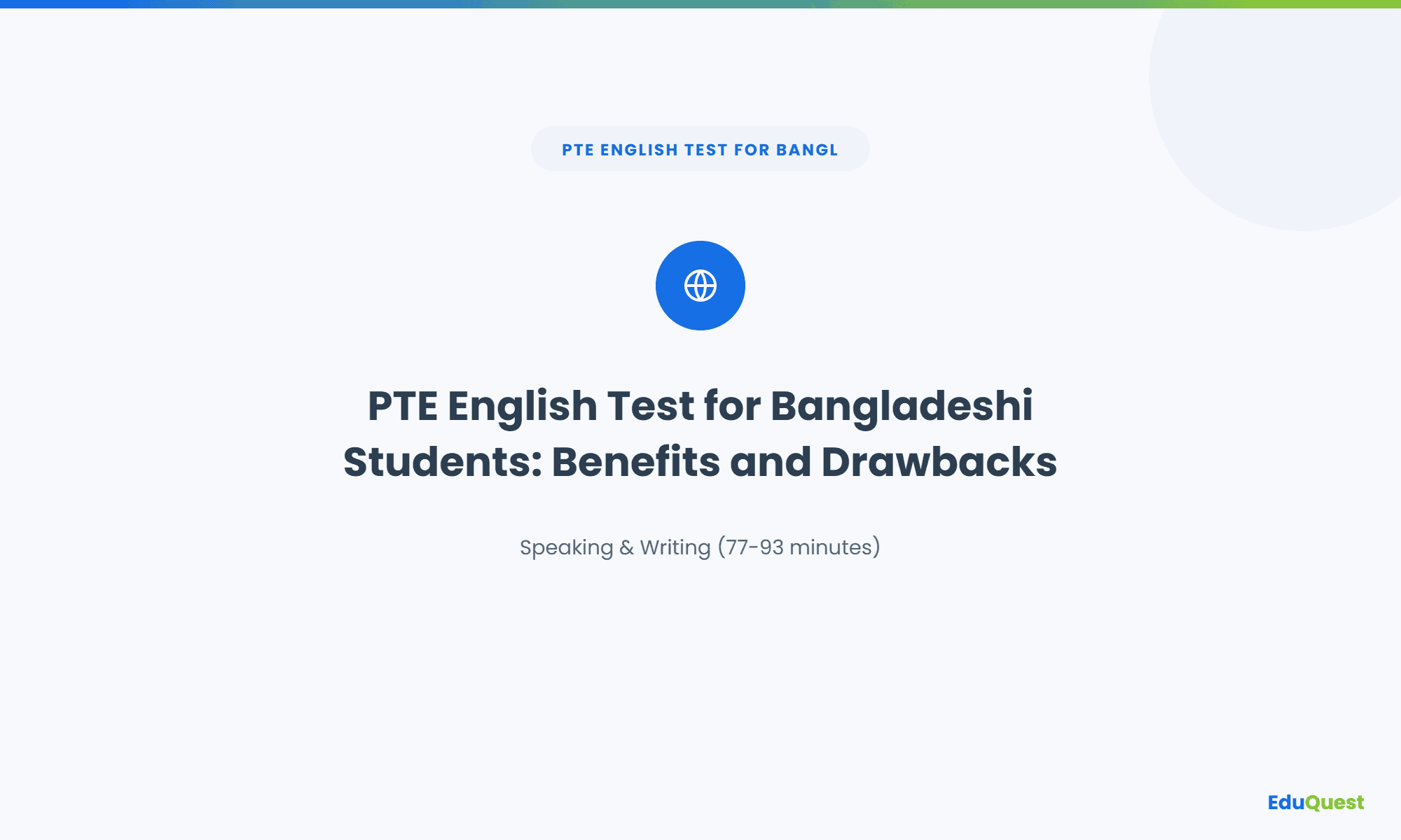 PTE English Test for Bangladeshi Students: Benefits and Drawbacks Explored