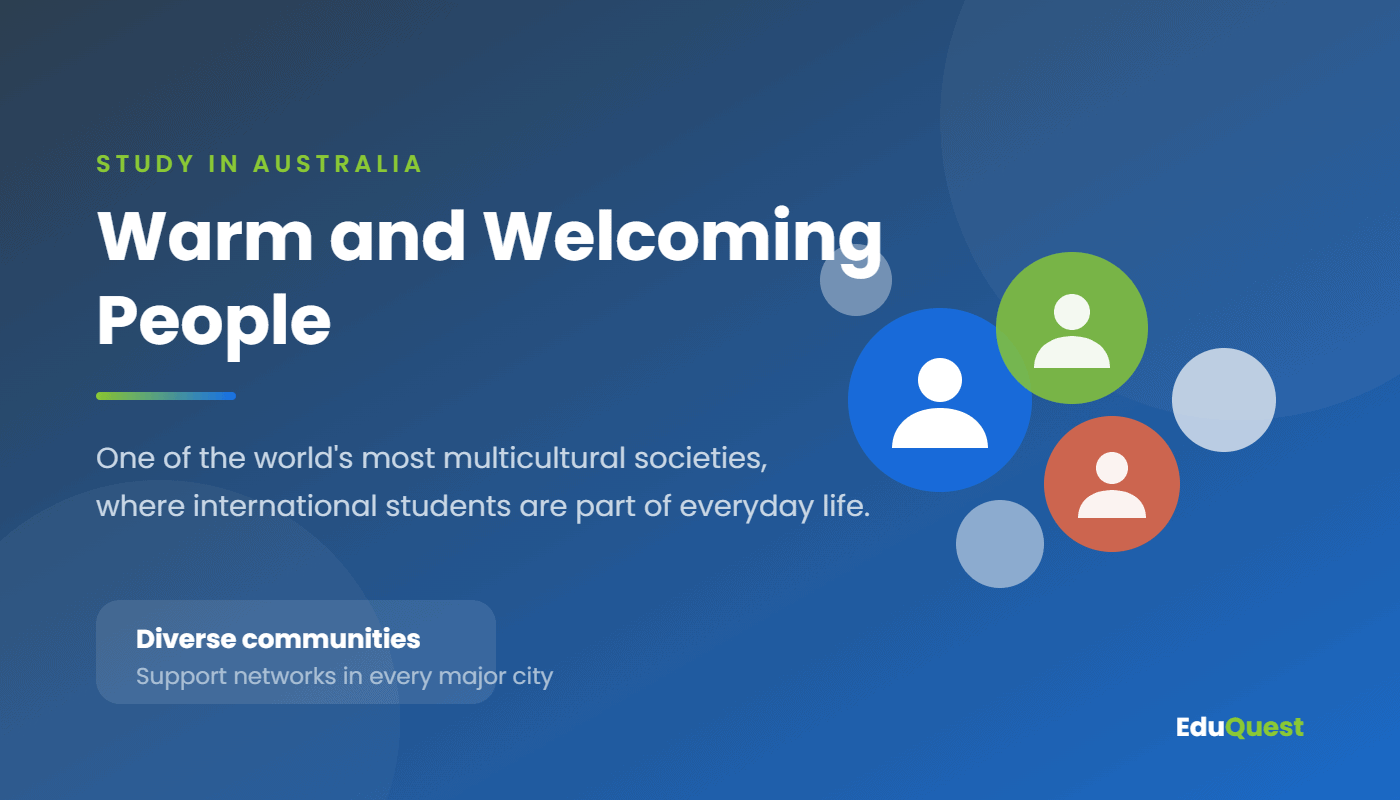 Australia's multicultural communities, illustrating support networks available to international students